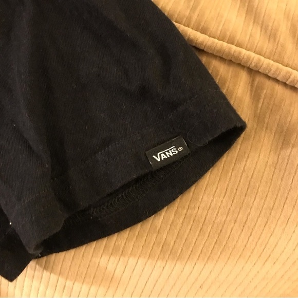 Vans T-shirt. Women’s size medium. Black with purple graphic on back. - Picture 3 of 7